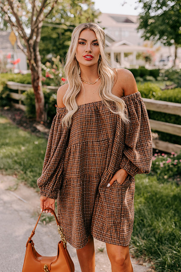 Pumpkin Spice Cutie Plaid Mini Dress in Brown – Impressions Online Boutique Pumpkin Spice Cutie Plaid Mini Dress in Brown – Impressions Online Boutique