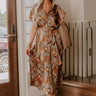 Vineyard Charm Satin Midi in Copper Image - 1