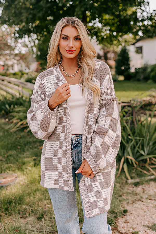 Cozy Lifestyle Oversized Knit Cardigan