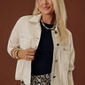 Classic Charm Denim Jacket in Cream Image - 1