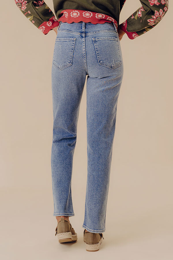 JUST USA Lillian High Waist Straight Leg Jean Image - 4