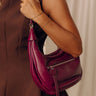 Feeling Fab Faux Leather Tote in Royal Plum Image - 1