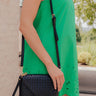 Sweet Melody Woven Faux Leather Clutch in Black Image - 1