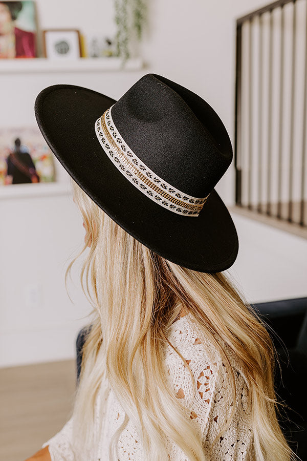 Vermont Bound Felt Fedora in Black