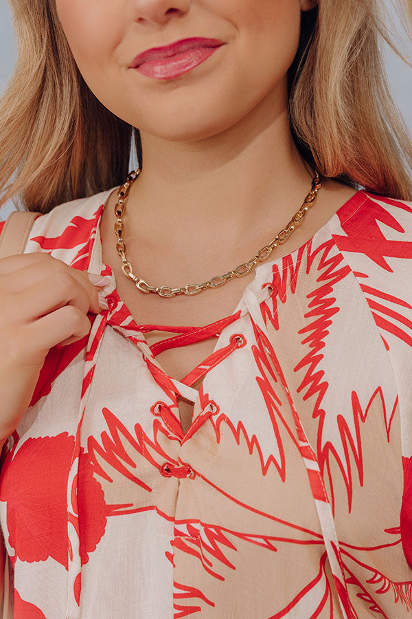 Best Party Ever Link Necklace