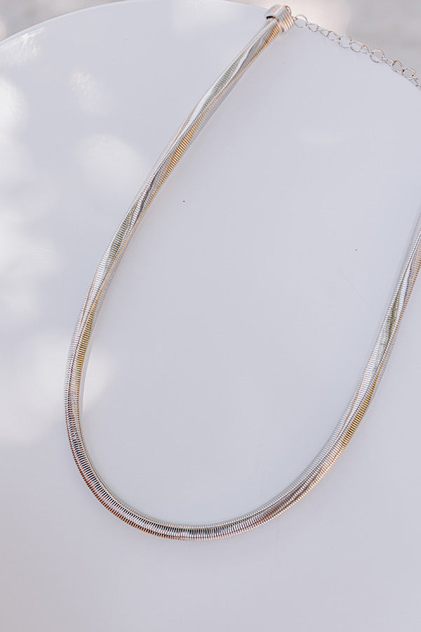Cue The Chic Necklace in Silver