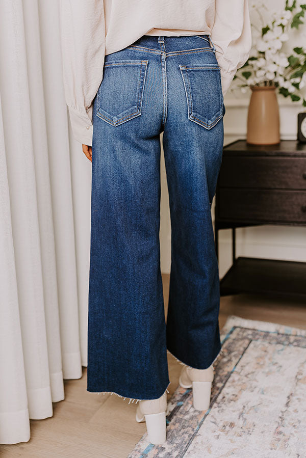 JUST USA Natalia High Waist Wide Leg Jean