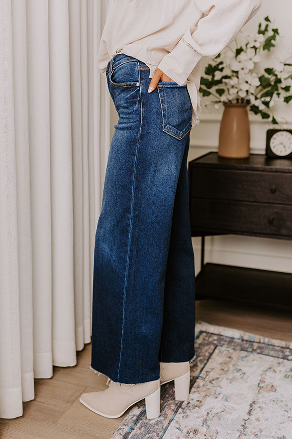 JUST USA Natalia High Waist Wide Leg Jean