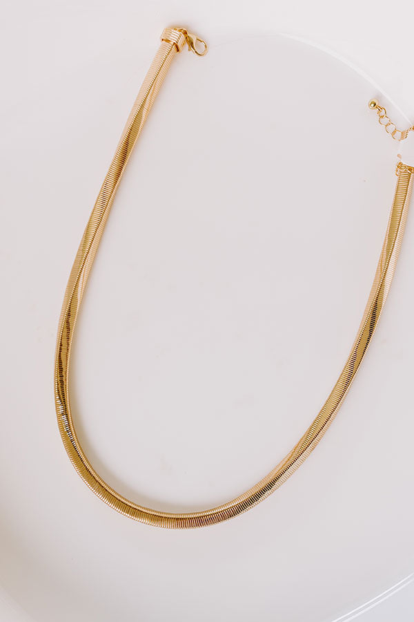 Cue The Chic Necklace in Gold