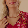 Cue The Chic Necklace in Gold Image - 1
