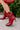  wine The Eliza Faux Leather Bootie in Wine 