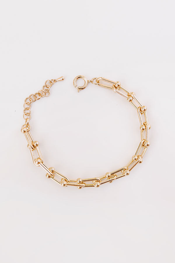 Glamour Girl Link Bracelet