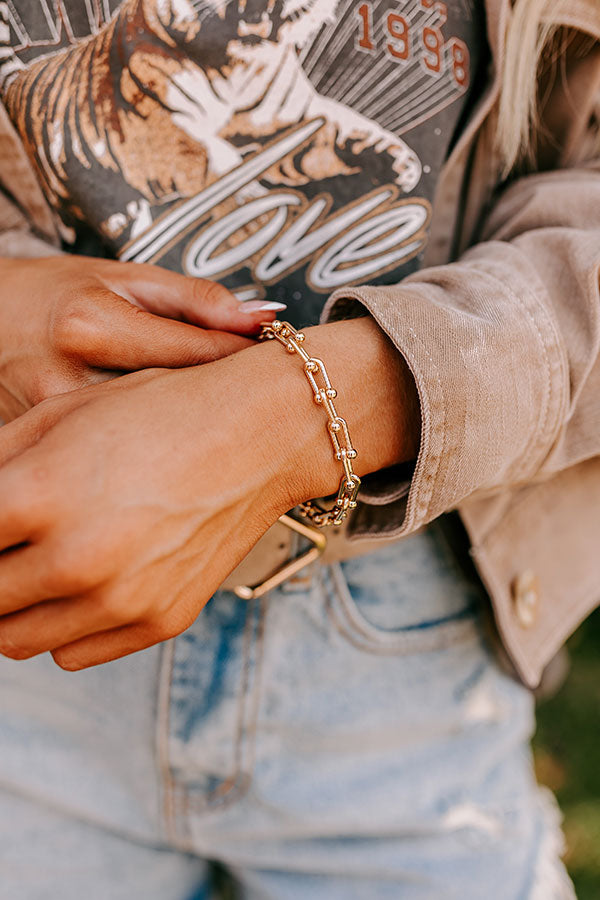 Glamour Girl Link Bracelet