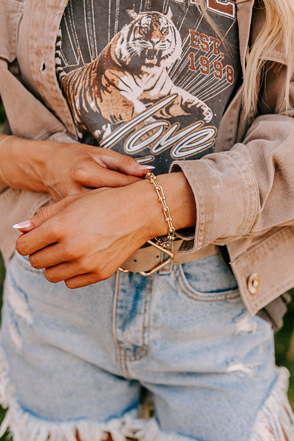 Glamour Girl Link Bracelet