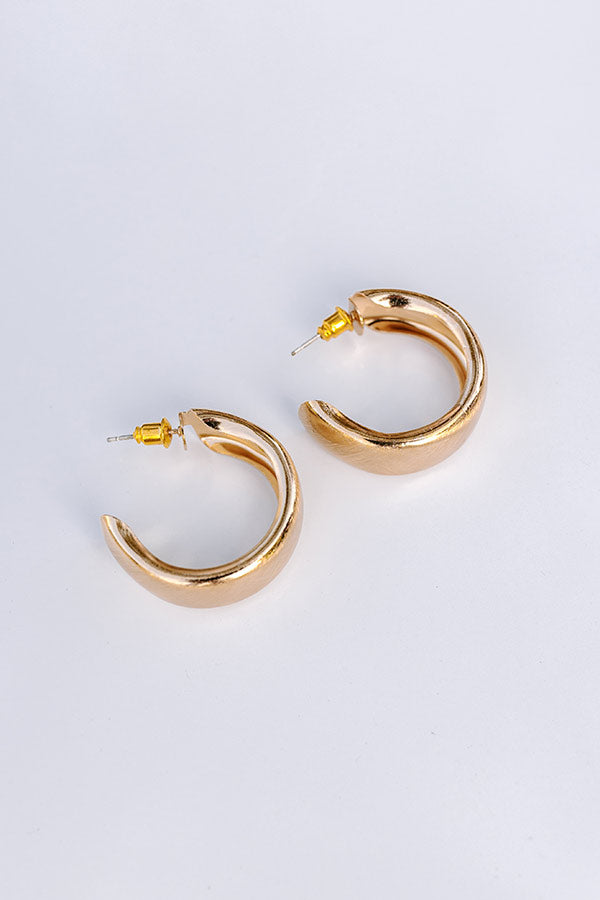 Uptown Girl Hoop Earrings