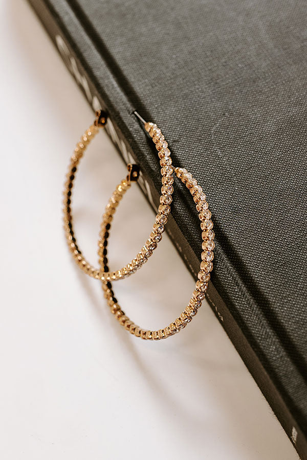 Paris Nights Hoop Earrings