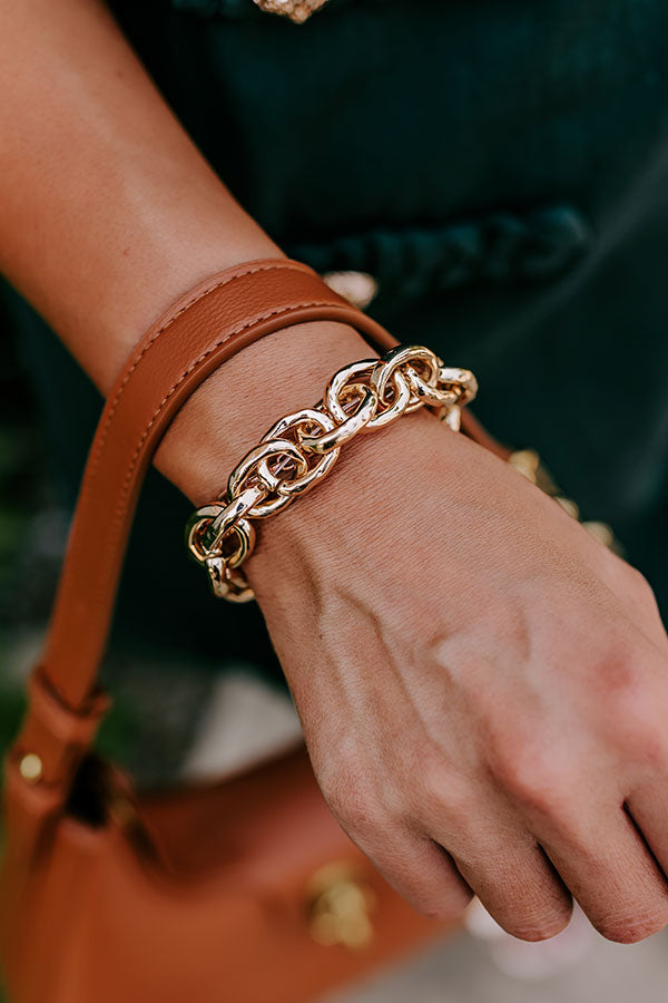 Cue The Chic Link Bracelet