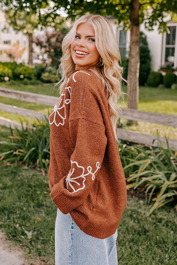 Apple Spiced Perfection Knit Sweater