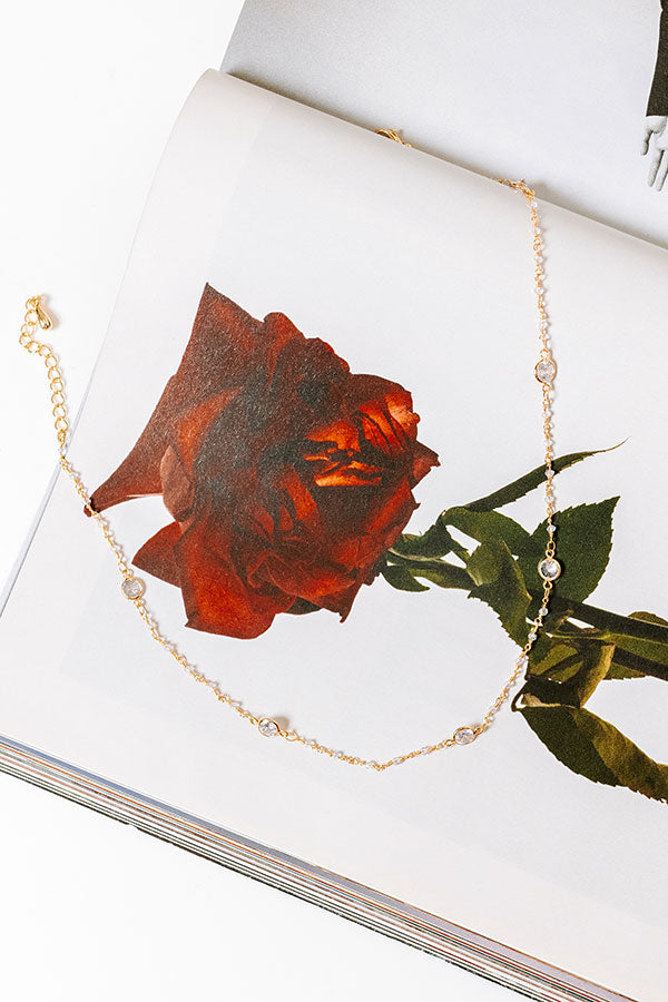 Subtle Shine Cubic Zirconia Necklace