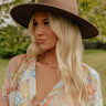 Crisp Breeze Felt Fedora in Chestnut Image - 1