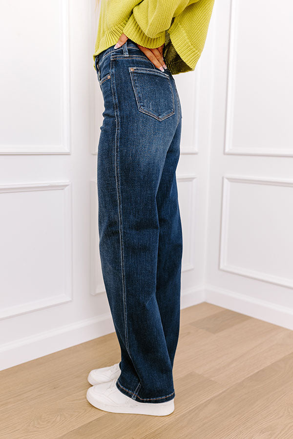 JUDY BLUE Molly High Waist Straight Leg Jean