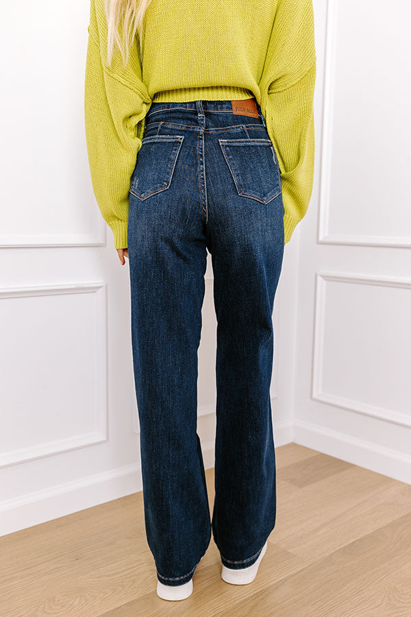 JUDY BLUE Molly High Waist Straight Leg Jean