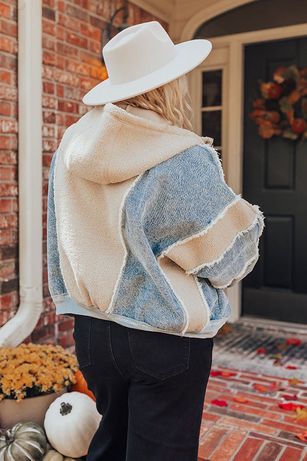 Cozy And Kind Denim Jacket Curves