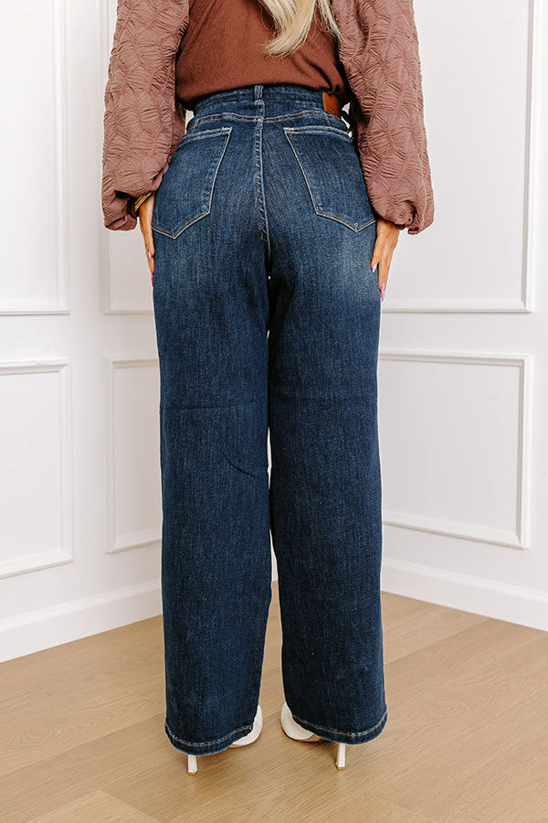 JUDY BLUE Molly High Waist Straight Leg Jean Curves