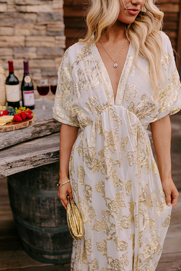 Feeling Glam Floral Maxi Dress