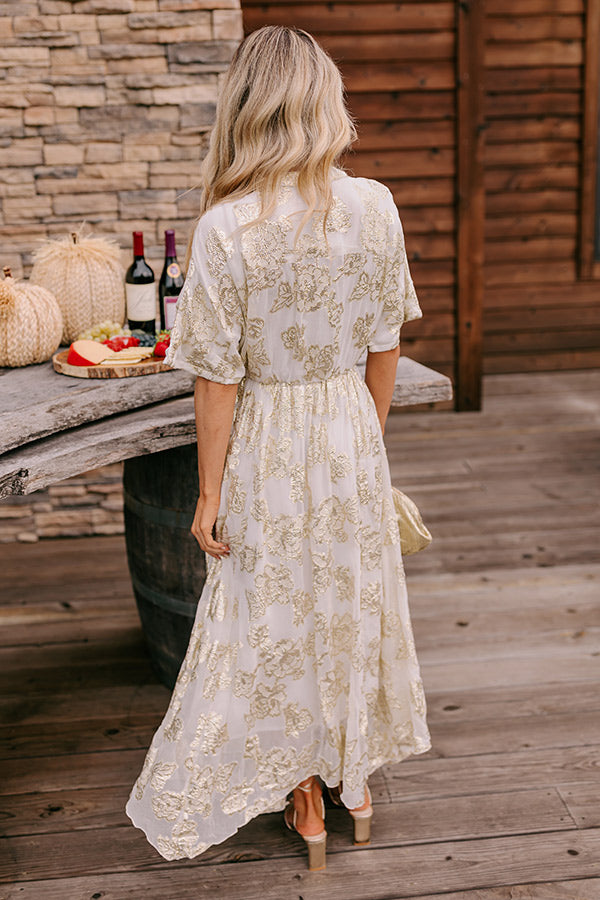 Feeling Glam Floral Maxi Dress