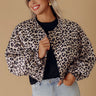 For The Love Of Leopard Satin Jacket Image - 1