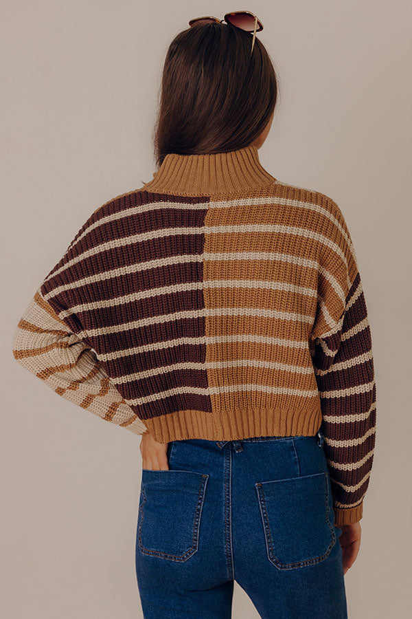 Snuggles And S'mores Knit Sweater in Khaki Image - 4