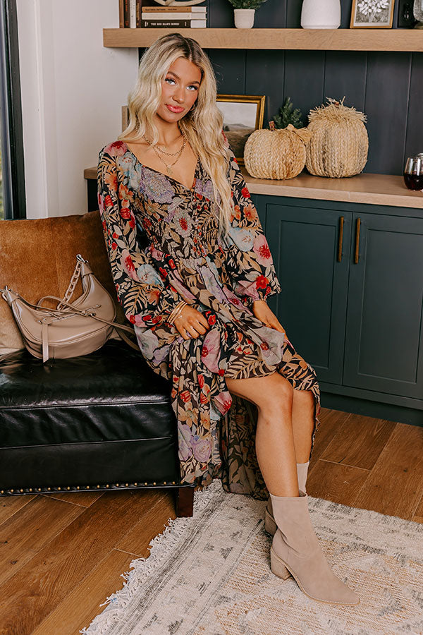 Fall Dreaming Floral Midi