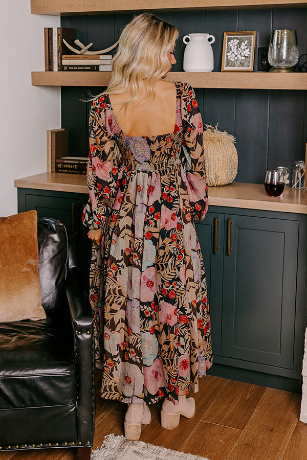 Fall Dreaming Floral Midi