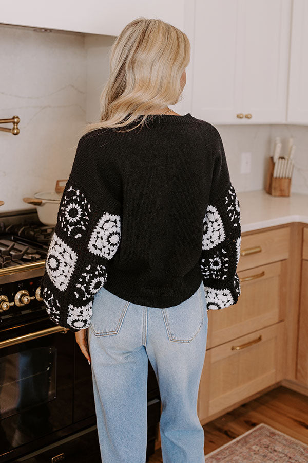 Boho Bliss Crochet Sweater