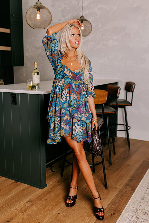 Darling Smile Floral Mini Dress