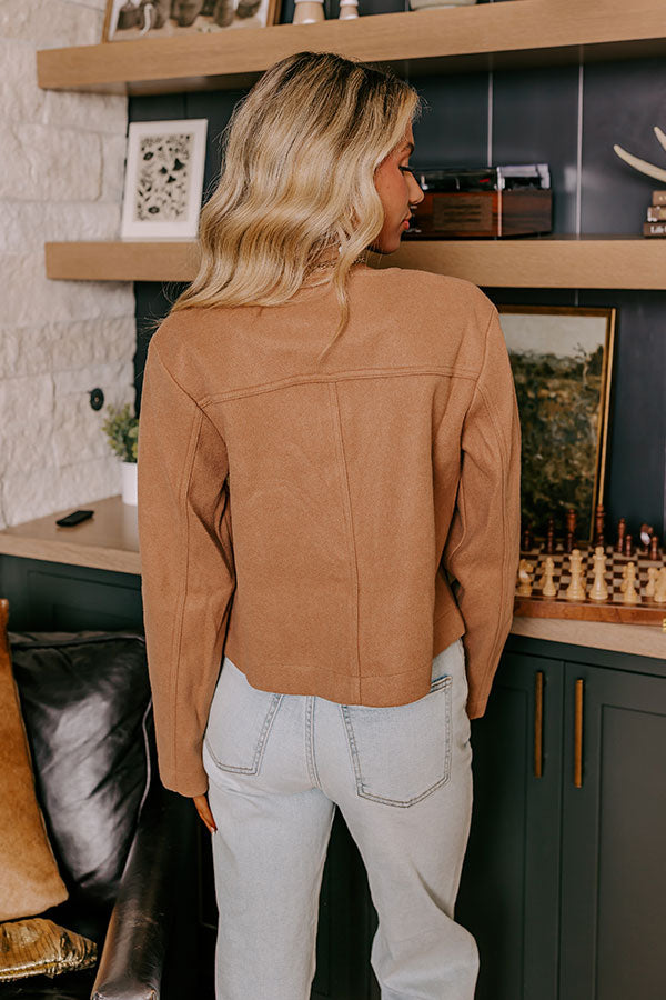 Uptown Chic Jacket in Camel