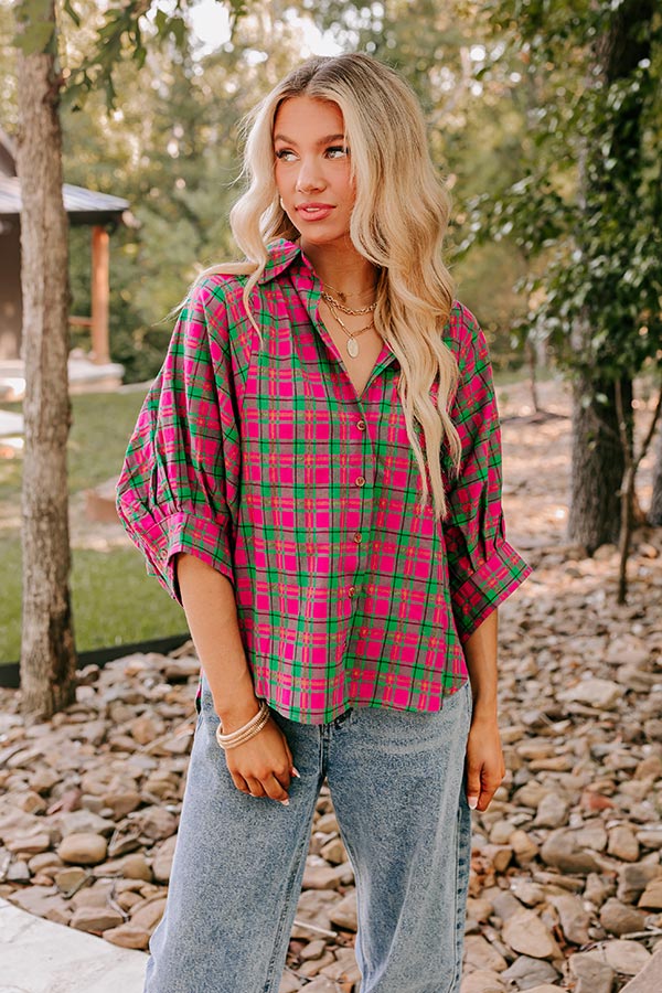 Maple Grove Plaid Button Up