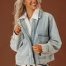 Street Style Denim Jacket in Light Wash Image - 1