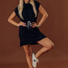 Coffee Run Cutie Mini Dress in Black Image - 1