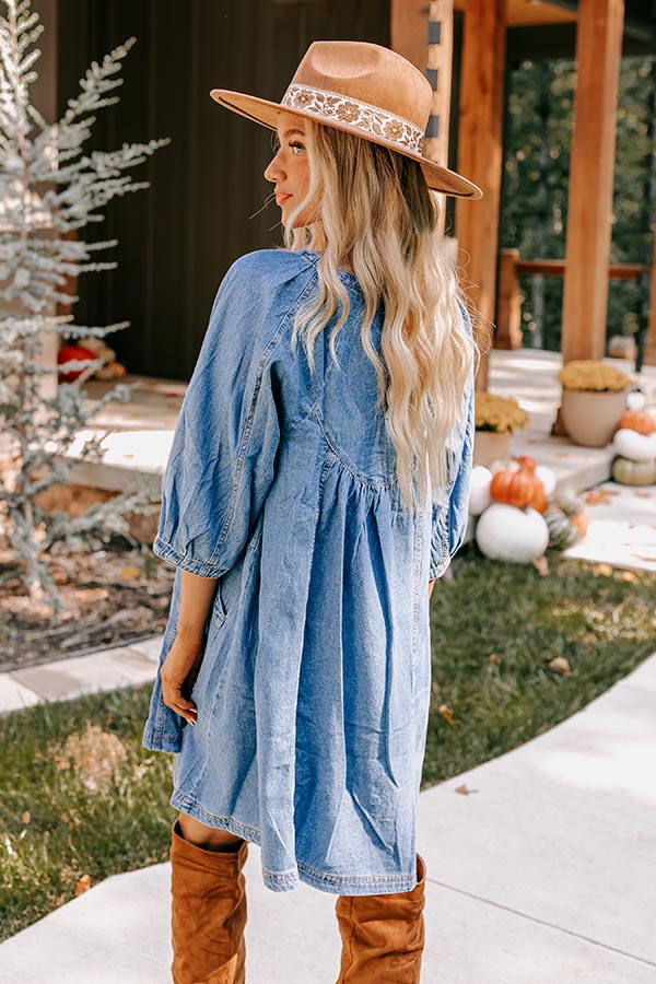 Countryside Cutie Denim Mini Dress