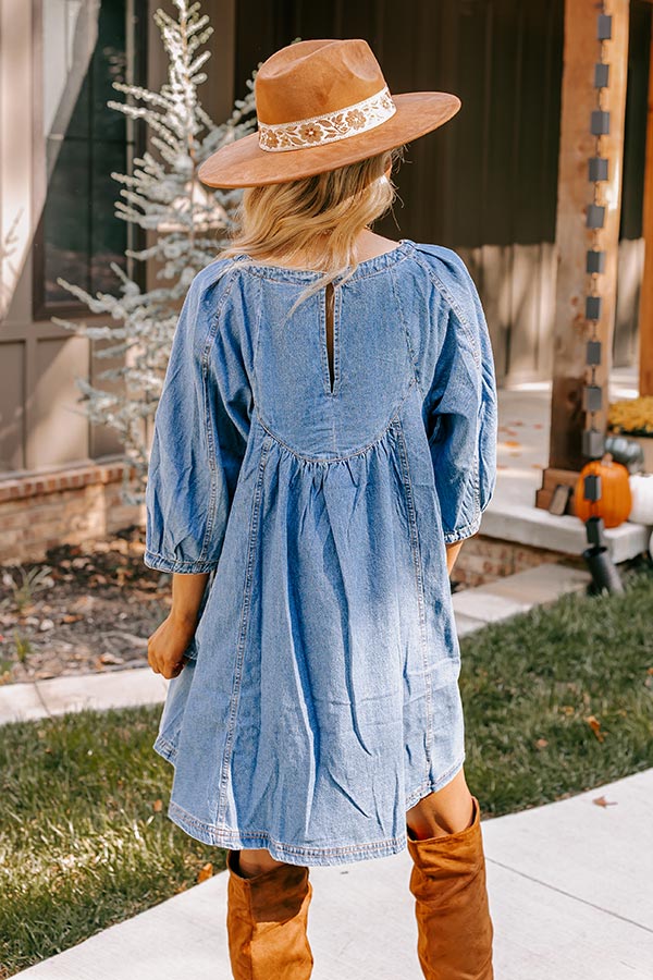 denim country dresses Country Concert Denim Dress Denim / L