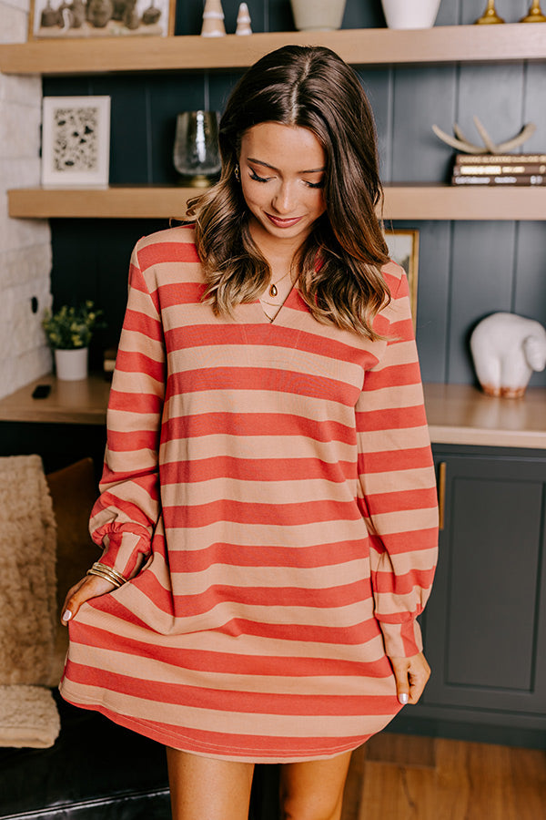 Casual Moment Stripe Mini Dress