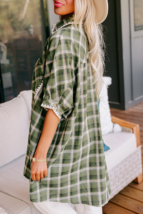 Bonfire Ready Plaid Mini Dress