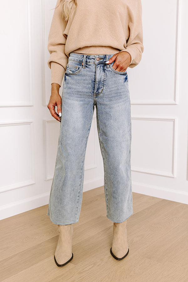 JUDY BLUE Ariana Midrise Wide Leg Jean