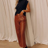 JUDY BLUE Autumn High Waist Faux Leather Pants Image - 1