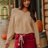 Cosmos and City Lights Sweater Top in Iced Latte Image - 1