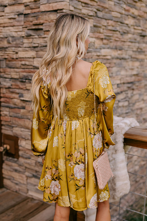 Flirty Moments Satin Mini Dress in Chartreuse S / Chartreuse Flirty Moments Satin Mini Dress in Chartreuse S / Chartreuse