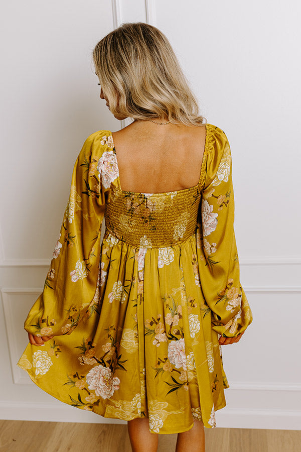 Flirty Moments Satin Mini Dress in Chartreuse S / Chartreuse Flirty Moments Satin Mini Dress in Chartreuse S / Chartreuse