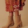 The Oaklynn Faux Nubuck Boot in Camel Image - 1